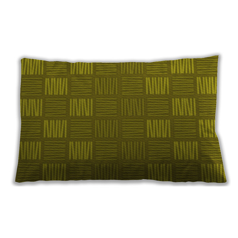 Patterned 982 Throw Pillow, Blue, Synthetic