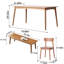 Table rectangulaire en bois massif domestique simple-688767672-724443827