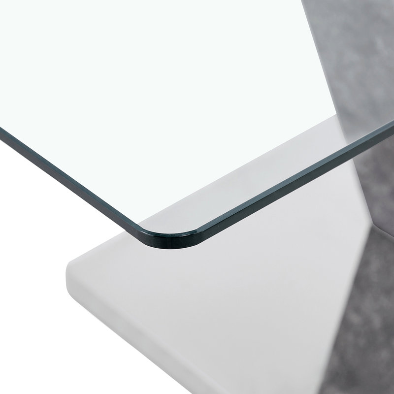 Anike Glass Top Dining Table