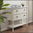 2 Drawer Accent Chest Antique Cream