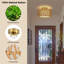 Plafonnier Boho, mini lustre en rotin