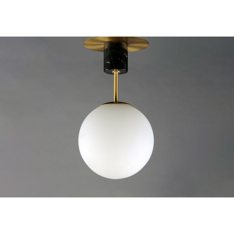 Drake Glass Semi Flush Mount