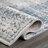 Eugenio Barbed Iris Medallion Blue/Gray Rug-1873485222