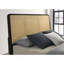Lit en rotin tissé noir Anser-457240938