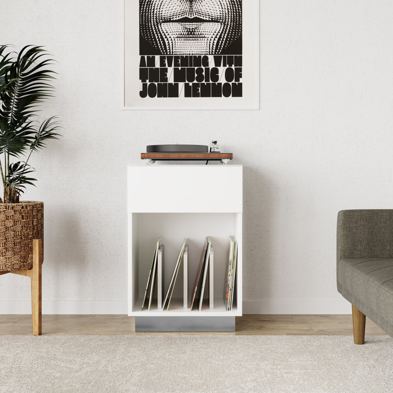 76.2cm H Media Cabinet, White