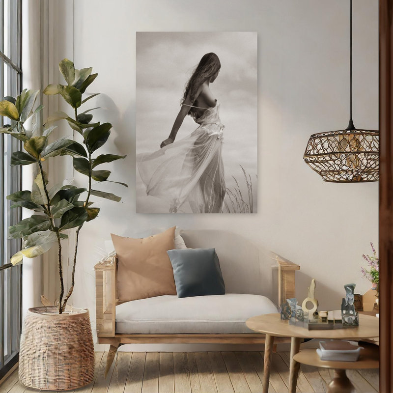 Art contemporain, art mural contemporain, H 48 po x l 32 po
