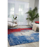 Performance Viscose Abstract Indoor Rug