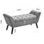 Velvet Upholstered Bench