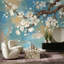 Papier peint amovible avec fleurs blanches Blossom Branch-290191865-290191866