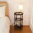Round Accent Table - 3-Tier Charging Side Table with Power Outlets for Small Spaces-176477632