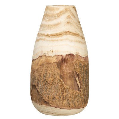 Francesca Wood Table Vase