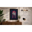 Llama Geometric Gaze Modern - Framed Print-1971950773-1971950763