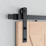 Standard Single Door Barn Hardware Kit (Not Include Door)