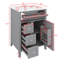 Meuble-lavabo 24 po avec lavabo, 1 tiroir rabattable et 2 tiroirs, tablette réglable-493479145-493479143