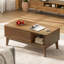 Ensemble de tables basses à plateau relevable avec tables de bout - Table basse et tables d'appoint en noyer-2079364396-2079364399