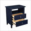 Table de chevet 2 tiroirs avec rangement spacieux et fabrication durable pour les chambres modernes-840501757