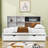 Adynn Wood Daybed with Shelves and Blackboard-1324982196