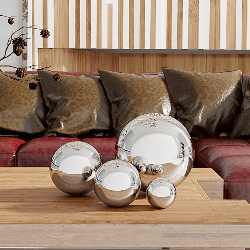 Stainless steel decorative ball