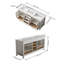 Ensemble de meuble-lavabo double avec 4 portes et 6 tiroirs-596111511-596111510