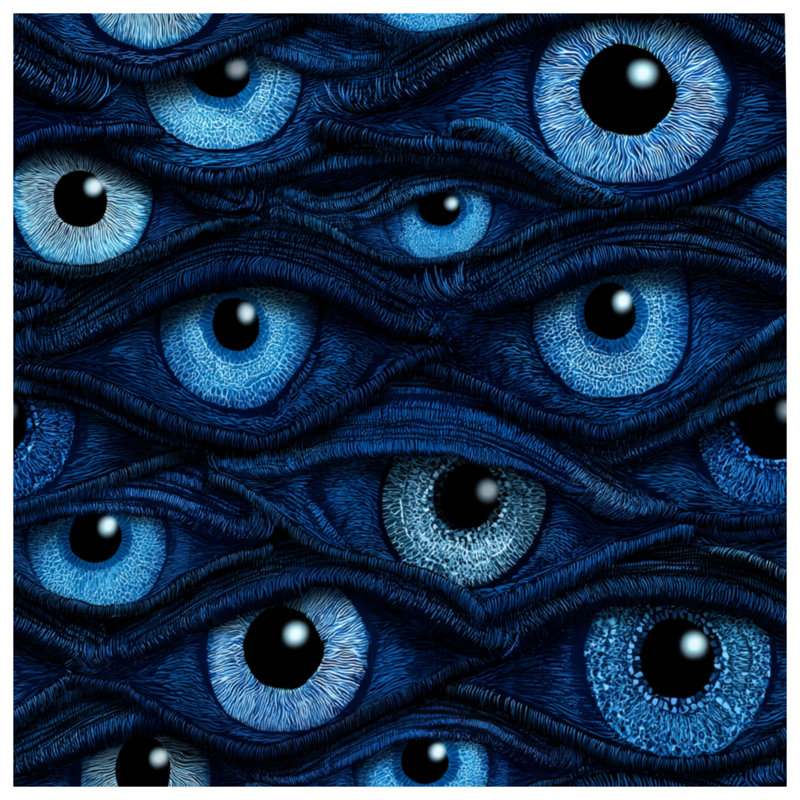 Eyes Bedding Abstract Comforter Modern, King