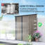 Metal Garden Storage Shed with Sloped Roof and Lockable Door in Light Grey - 142cm x 84cm Weatherproof Outdoor Tool Shed