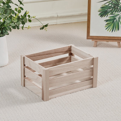 Lily Manor Solid Wood Storage Tub & Tote
