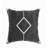 Modern Stonewashed Geometric Cotton Throw Pillow