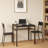 Modern 3-Piece Dining Room Set with Under-Table Storage, Kitchen Table and Chairs for 2 with Ergonomic Chairs, Space-Saving Dining Set for Kitchen & Living Room-1413399895-1413399894
