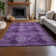 Premium Machine Washable Cerrito AMF557 Eggplant Rug