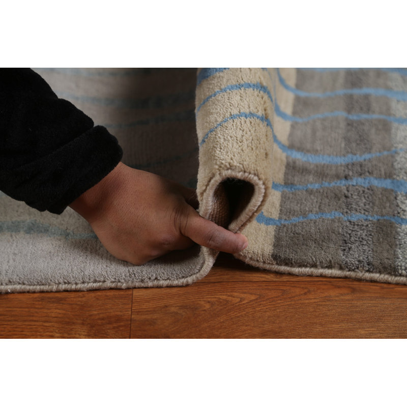 One-of-a-Kind 7'11" X 9'8" New Age Wool Area Rug in
