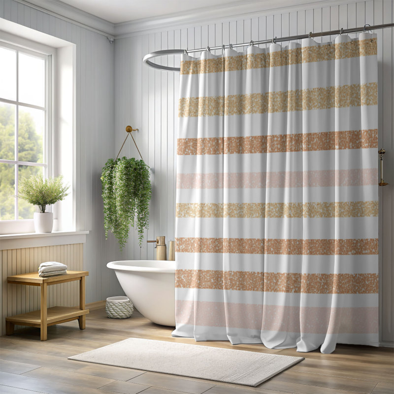 Sweet Love - Rideau de douche Premium, H 74 po x l 71 po