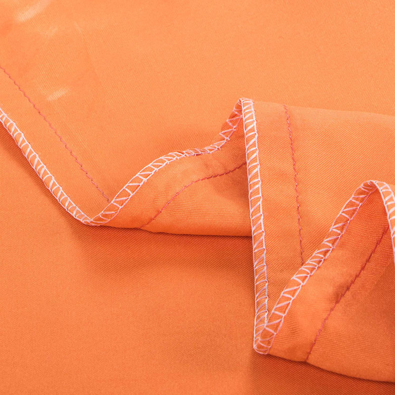 Satin - Set of 2, King, Orange