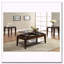 Table basse en noyer avec plateau relevable