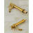 Brass Faucet Bathroom Single Handle Lavatory Vanity Mixer Bar Tap