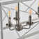 6 - Lights Dimmable Farm Rectangular Chanderlier