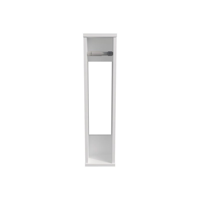 Porte-papier hygiénique Supai en mélamine, blanc, Blanc