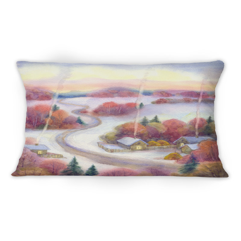 Coussin Winter Winter In The Village