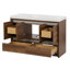 Meuble-lavabo simple 48,5 po avec plateau en marbre de culture-1244804428