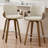 Modern Upholstered Swivel Counter Height Bar Stool-2107849368