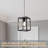 Black Single-head Pendant Light