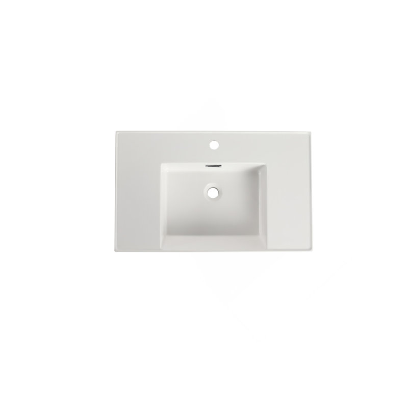 30 Inc Resin Basin For Bathroom Vanity, Vanity Top Only, 30"
