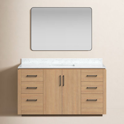 Cloverfield 60'' Single Bathroom Vanity