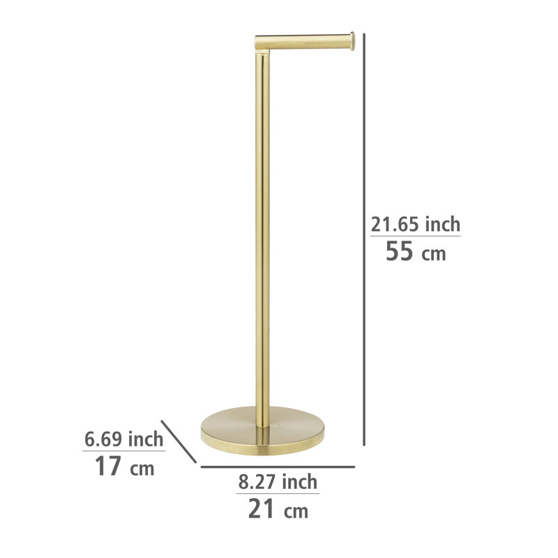 2 in 1 Free Standing Toilet Paper Holder