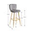 Tabouret de bar 27,56 po Aquilae-566109296-565258449