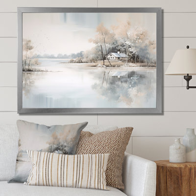 «Lakeside House Serenity I», reproduction sur toile