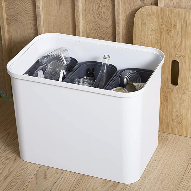 Plastic Open Recycling Bin - 65L