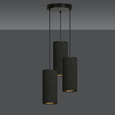 Ealidh 3 - Light Steel Cluster Pendant
