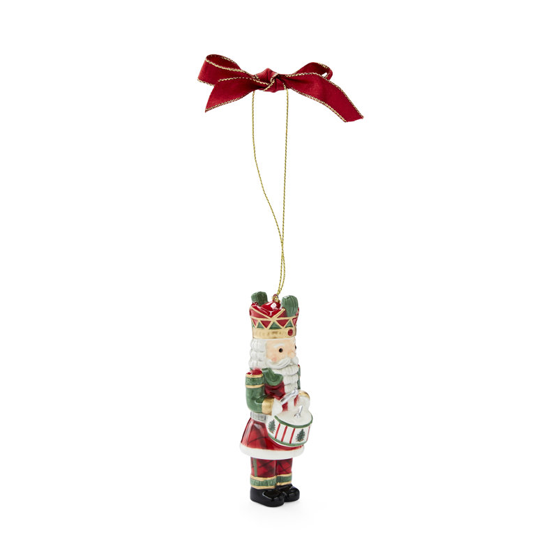 Christmas Tree NUTCRACKER TARTAN & GREEN ORN
