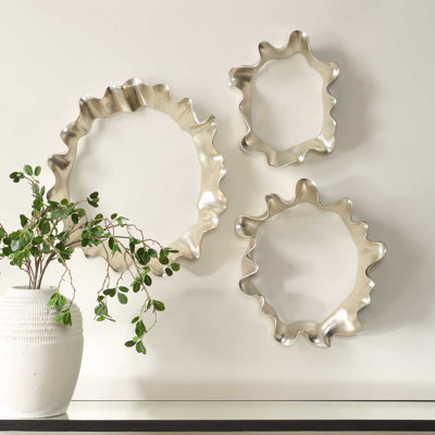 Ensemble d'art mural en argent Uttermost Ripple Effect / 3