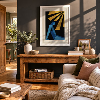 Forward Light Art Deco - Framed Print